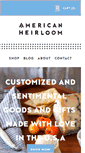 Mobile Screenshot of americanheirloom.com